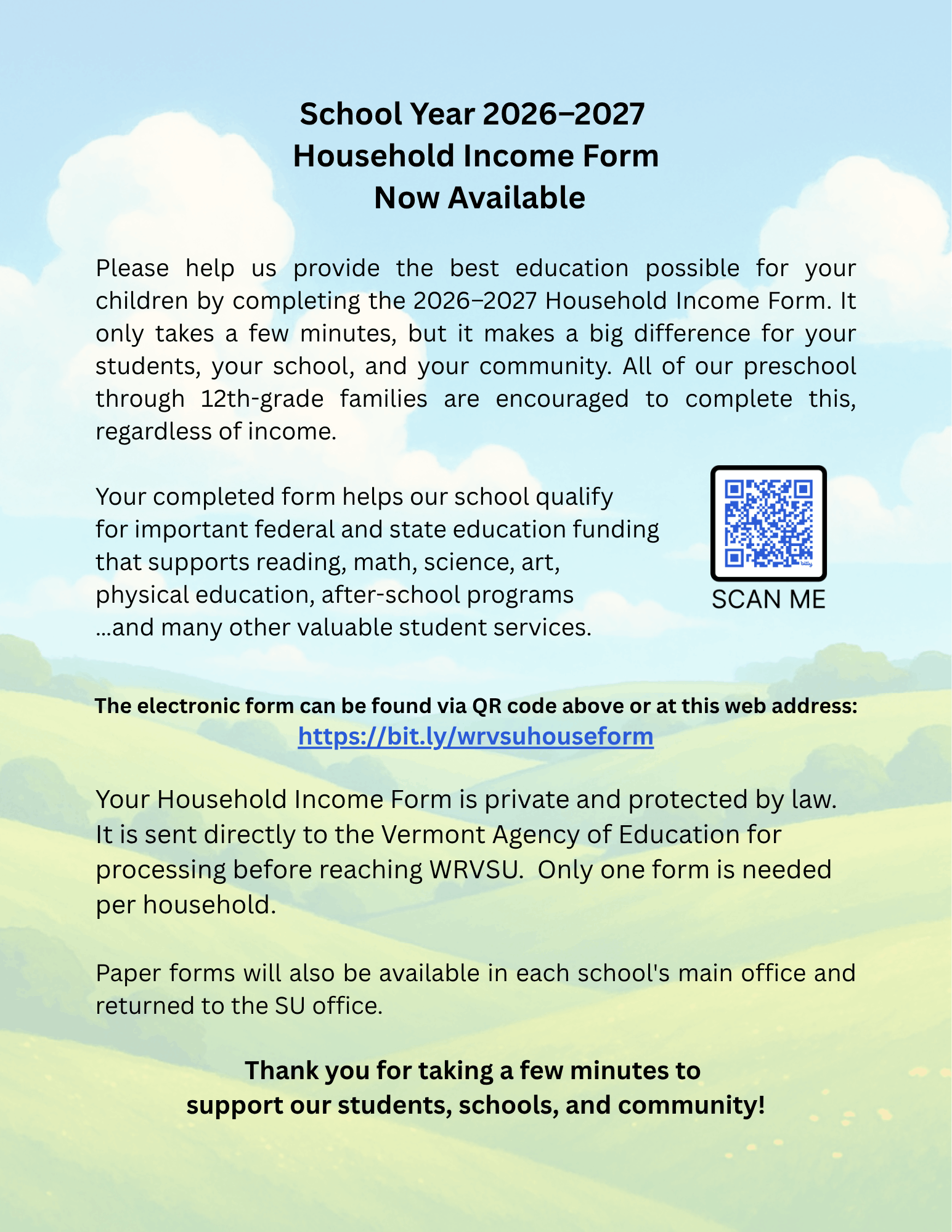 Household Income Form 